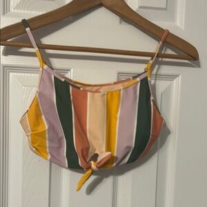 Striped Bikini Top